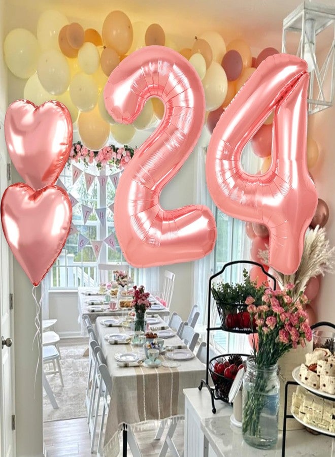 Florisland 40 inch Rose Gold Birthday Balloons for Women, Number 31 Balloon Happy Birthday Decorations for Women Rose Gold Woman 31th Birthay Party Decorations Balloon for Her Hotel Room Wall Decor - Image 3